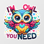 Ich bin wütend, dass du brauchst fensteraufkleber (Blatt)