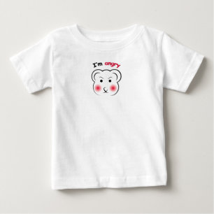 Ich bin wütender Bär – Cute Minimalist-Mood-Design Baby T-shirt