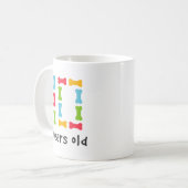 Ich bin zehn Jahre alt Kaffeetasse (Vorderseite Links)