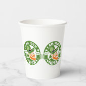 Ich bin zu 100 % irisch pappbecher (Vorderseite)