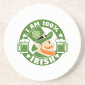 Ich bin zu 100 % irischer Untersetzer (Vorne)