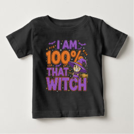 Ich bin zu 100% jener HexenkHalloween-Spaß Baby T-shirt