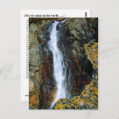 ICH BIN ZU ALLEIN AUF DER WELT POSTKARTE (Vorne/Hinten)