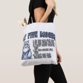 Ich bin zu alt für diese Katze Tasche (Von Nahem)