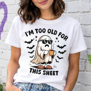 Ich bin zu alt für dieses Blatt Lustiger Geist Hal Tri-Blend Shirt