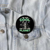 Ich bin zu cool für nur einen Planeten Button (Beispiel)