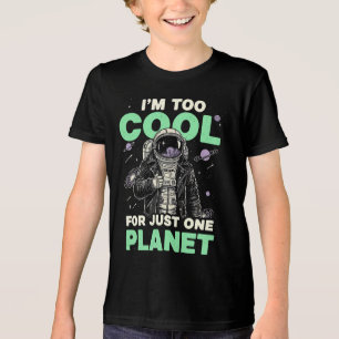 Ich bin zu cool für nur einen Planeten Tri-Blend Shirt