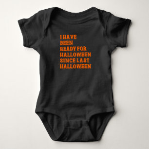 Ich bin zu Halloween fertig Baby Strampler