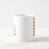 Ich bin zu Halloween fertig Kaffeetasse (Mittel)