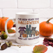 Ich bin zu Halloween Niedlich fertig Kaffeetasse