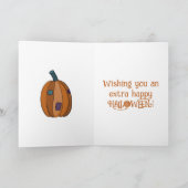 Ich bin zu Halloween Niedlich fertig Karte (Innenseite)