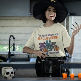 Ich bin zu Halloween Niedlich Graphic bereit T-Shirt