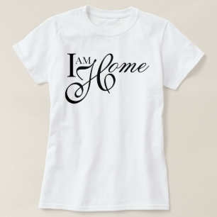 "Ich bin zu Hause" fröhliche ästhetische weiche Le T-Shirt