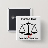 Ich bin… zu heiß button (Vorne & Hinten)