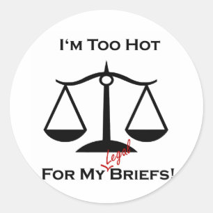 Ich bin zu heiß... runder aufkleber