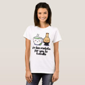 Ich bin zu Matcha Japanischer Tea Cartoon Cup T -  T-Shirt (Vorne ganz)