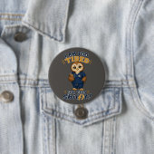 Ich bin zu müde für diese Schicht Eule Krankenschw Button (Beispiel)