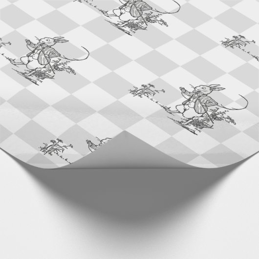 Ich bin zu spät! 2 geschenkpapier (Ecke)