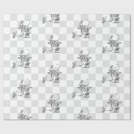 Ich bin zu spät! 2 geschenkpapier (Flach)