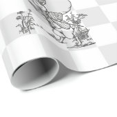 Ich bin zu spät! 2 geschenkpapier (Rolleneckpunkt)