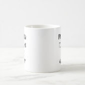 Ich bin zu ungeschickt, um mich um fragile Männlic Kaffeetasse (Mittel)