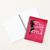 Ich bin zu viel Journaling-Notebook Notizblock (Innenseite)