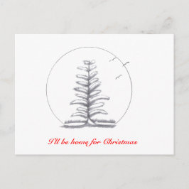 Ich bin zu Weihnachten Zuhause...Postcard