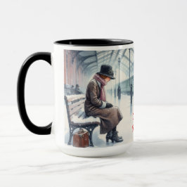 Ich bin Zuhause für den Weihnachtscoffee Tasse Cup