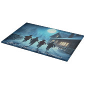 Ich bin Zuhause für Weihnachts-Weihnachtsschneider Schneidebrett (Ecke)