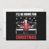 Ich bin Zuhause zu Weihnachten Trump 47. Präsident Einladung (Vorderseite)