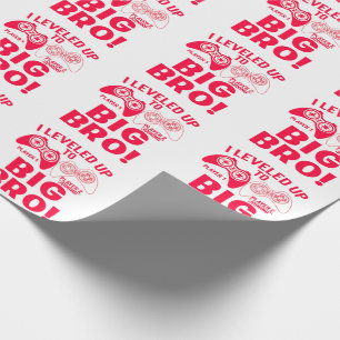 "ICH BIN ZUM GROSSEN BRUDER AUFGERÜCKT! GESCHENKPAPIER