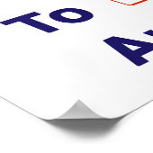 Ich bin zur Abstimmung 2024 registriert Poster (Ecke)