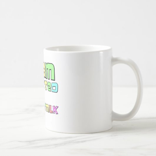 Ich bin zur Brustmilch verpflichtet Kaffeetasse (Rechts)