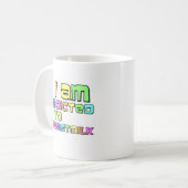 Ich bin zur Brustmilch verpflichtet Kaffeetasse (Vorderseite Links)