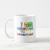 Ich bin zur Brustmilch verpflichtet Kaffeetasse (Links)