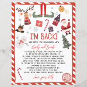 Ich bin zurück Elf Ankunft Brief Elf Rückkehr Weih (Vorderseite)