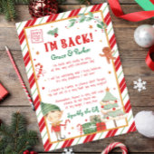 Ich bin zurück Elf Willkommen Hallo Weihnachten El