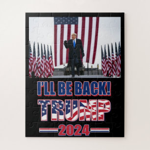 Ich bin zurück zu Trump 2024 Puzzle