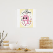 Ich bin zuversichtlich Wandkunst Poster (Küche)