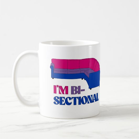 Ich bin zweigeteilt kaffeetasse (Links)