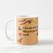 Ich bin zweisprachig! Was ist deine Supermacht? Kaffeetasse (Links)