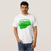 "Ich bin zweisprachige… i-Furz auf italienisch!!!" T-Shirt (Vorne ganz)