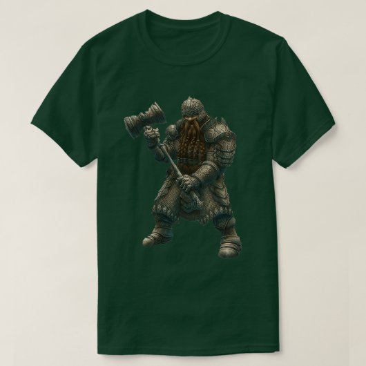 Ich bin Zwergkrieger T-Shirt (Design vorne)