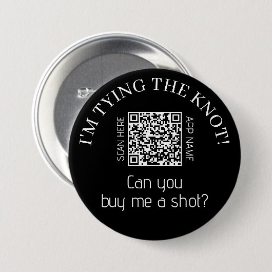 Ich binde den Knoten kaufen mir eine Shot Bachelor Button (Vorne & Hinten)