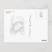 Ich bläse leicht Postkarte (Rückseite)