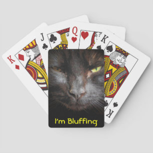 Ich bläse mich mal. spielkarten
