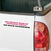 Ich bleib geschieden autoaufkleber (Auf Lkw)