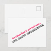 Ich bleib geschieden postkarte (Vorne/Hinten)