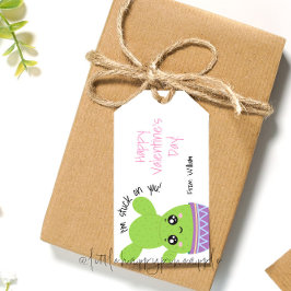 Ich bleibe auf deinem Valentinstag-Geschenktag fes Geschenkanhänger