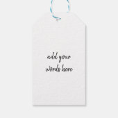 Ich bleibe bei deinen lustigeren Witzen Weihnachte Geschenkanhänger (Rückseite)